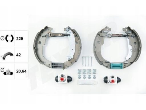 84067201 Szczęki Hamulcowe Kpl. Textar