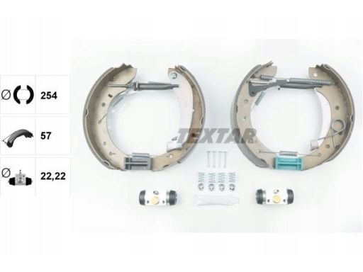 84049601 Szczęki Hamulcowe Kpl. Textar