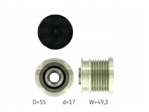 Vkm 03823 Sprzęgło Jednokierunkowe Alternatora Skf
