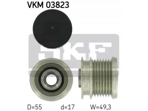Vkm 03823 Sprzęgło Jednokierunkowe Alternatora Skf