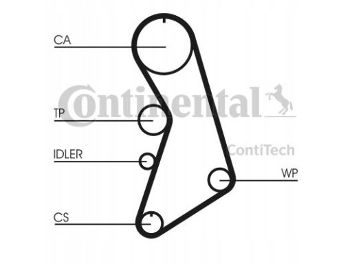 Ct909K3 Zestaw Paska Rozrządu Continental Ctam Con
