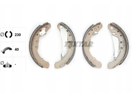 91044400 Szczęki Hamulcowe Kpl. Textar