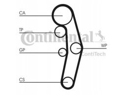 Ct1028K5 Zestaw Paska Rozrządu Continental Ctam Con