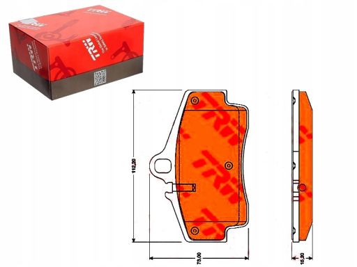 Klocek Hamulcowy Kpl. Gdb1757