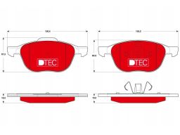 Klocek Hamulcowy Kpl. Gdb1583Dte