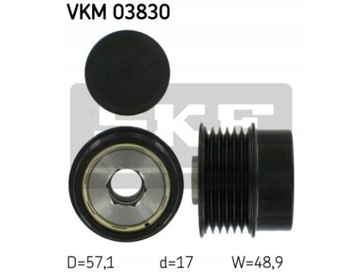 Sprzęgło Jednokierunkowe Alternatora Vkm 03830