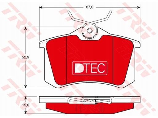 Gdb823Dte Klocek Hamulcowy Kpl. Trw