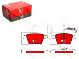 Gdb1651Dte Klocek Hamulcowy Kpl. Trw