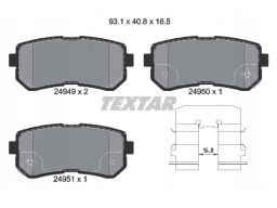 2494901 Klocek Hamulcowy Kpl. Textar