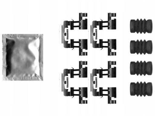 82542100 Zestaw Montażowy Klocków Hamulcowych Textar