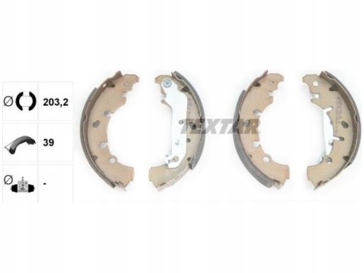 91057300 Szczęki Hamulcowe Kpl. Textar