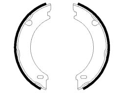 91048301 Szczęki Hamulca Postojowego Kpl. Textar