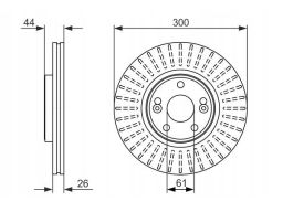 0 986 479 668 Tarcza Hamulcowa Bosch