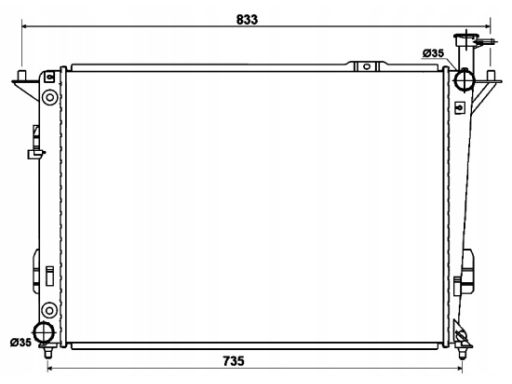 53168 Chłodnica Silnika Nrf