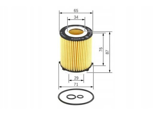 F 026 407 166 Filtr Oleju Bosch