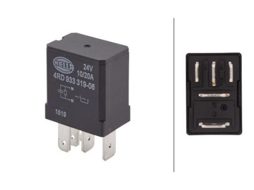 4Rd 933 319-061 Przekaźnik Prądu Pracy 4Rd933 319-061 Hella