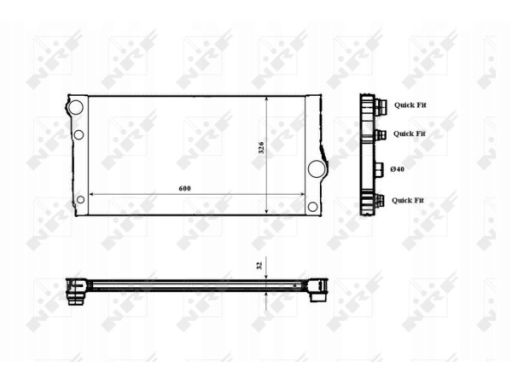 Chłodnica Silnika 53817