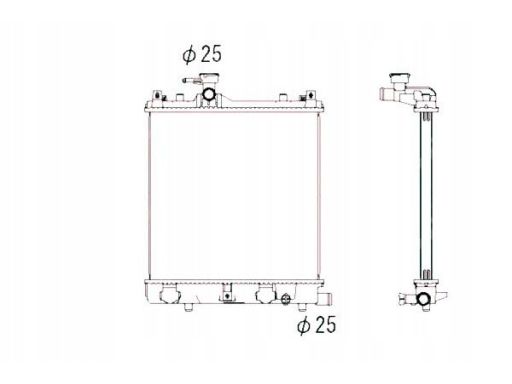 Chłodnica Silnika 53430