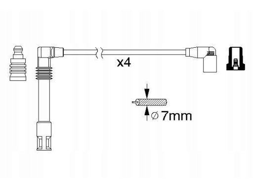 0 986 356 305 Zestaw Przewodów Zapłonowych 0 986 356 305 Bosch