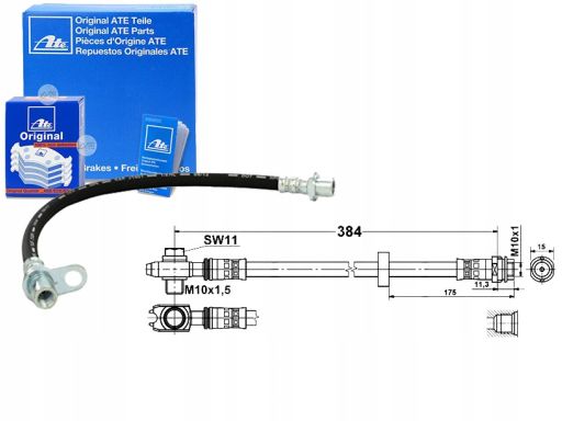 24.5147-0385.3 Przewód Hamulcowy Elastyczny Ate