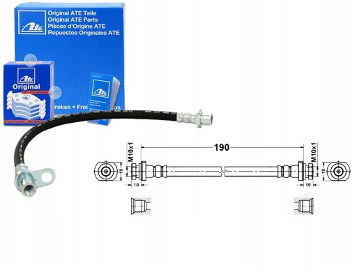 24.5247-0190.3 Przewód Hamulcowy Elastyczny Ate