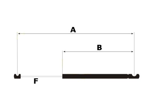 12-0109 Sprężyna Gazowa Pokrywy Bagażnika Opel V 12-0109 Maxgear