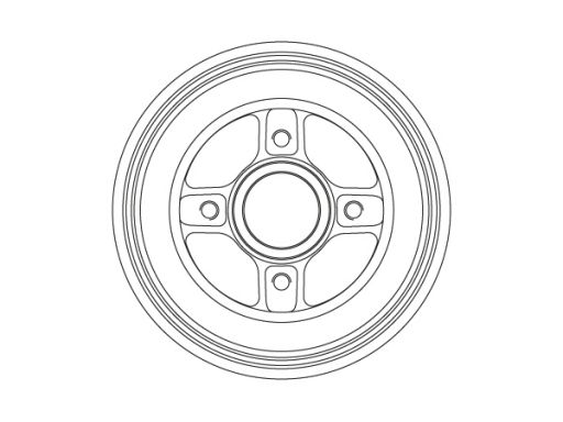 Db4575B Bęben Ham. Dacia T. Logan/Sandero 0,9-1, Trw