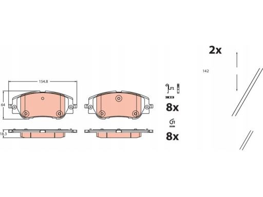 Gdb2478 Klocki Ham. Jeep P. Avenger Electric 22- Trw