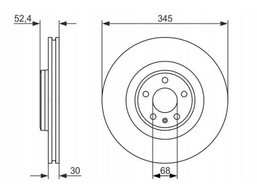 0 986 479 747 Tarcza Hamulcowa Bosch