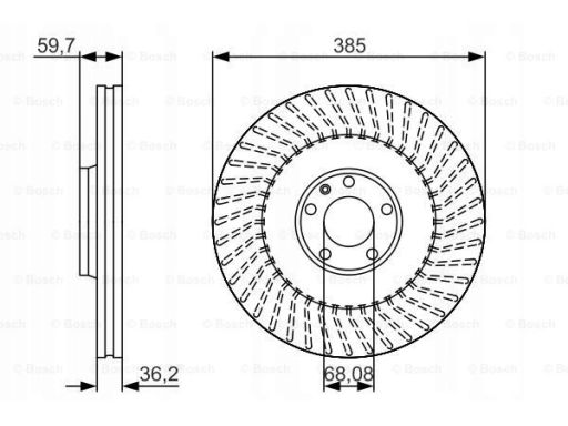 0 986 479 A31 Tarcza Hamulcowa Bosch
