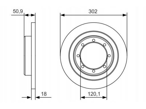 0 986 479 A93 Tarcza Hamulcowa Bosch