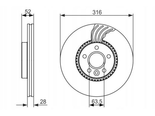 0 986 479 C19 Tarcza Hamulcowa Bosch