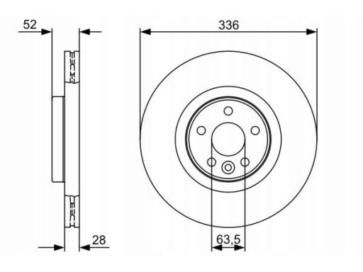 0 986 479 395 Tarcza Hamulcowa Bosch