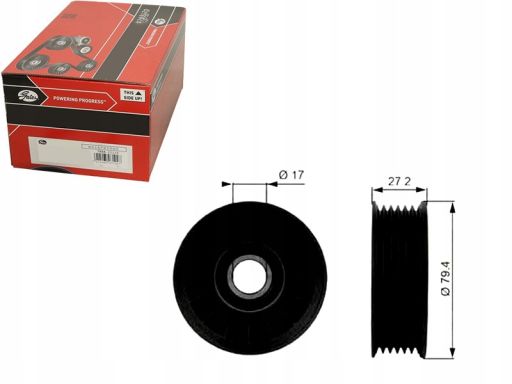 T38009 Rolka Zwrotna Paska Wieloklinowego Gates