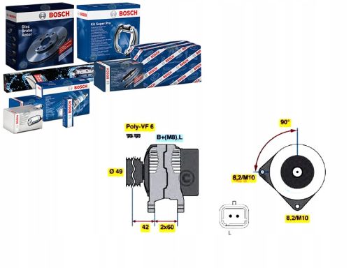 0 986 045 241 Alternator Bosch