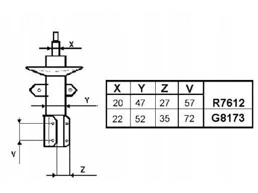 G8173 Amortyzator Monroe