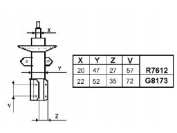 G8173 Amortyzator Monroe