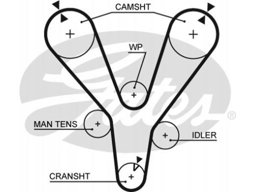Kp15555Xs Zestaw Paska Rozrządu + Pompa Cieczy Chł Gates