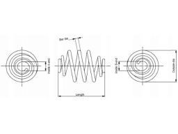 Sp3300 Sprężyna Zawieszenia Monroe