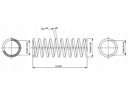 Sp3954 Sprężyna Zawieszenia Monroe