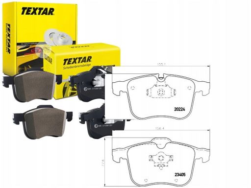 2022401 Klocek Hamulcowy Kpl. Textar