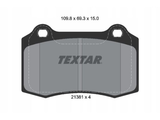 2138102 Klocek Hamulcowy Kpl. Textar