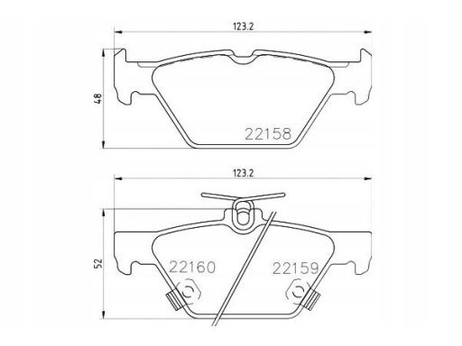 2215801 Klocek Hamulcowy Kpl. Textar