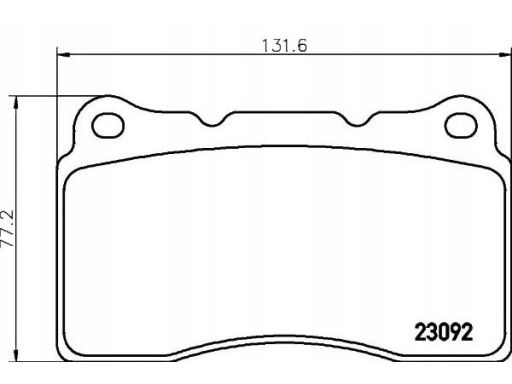 2309203 Klocek Hamulcowy Kpl. Textar