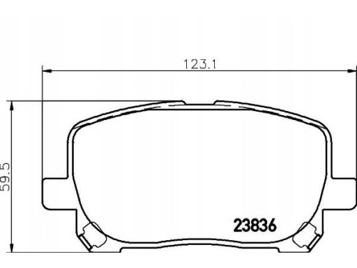 2383601 Klocek Hamulcowy Kpl. Textar