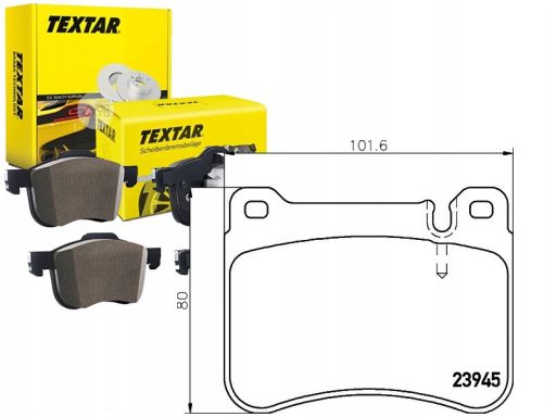 2394501 Klocek Hamulcowy Kpl. Textar