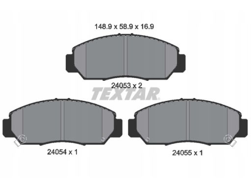 2405301 Klocek Hamulcowy Kpl. Textar