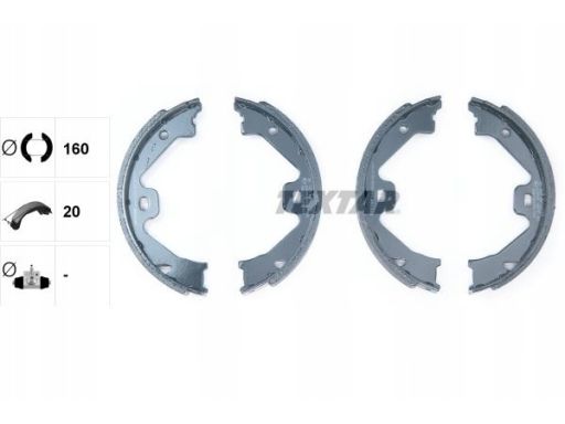 91060300 Szczęki Hamulca Postojowego Kpl. Textar