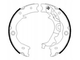 91072700 Szczęki Hamulca Postojowego Kpl. Textar