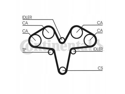Ct1119 Pasek Rozrządu Continental Ctam Con